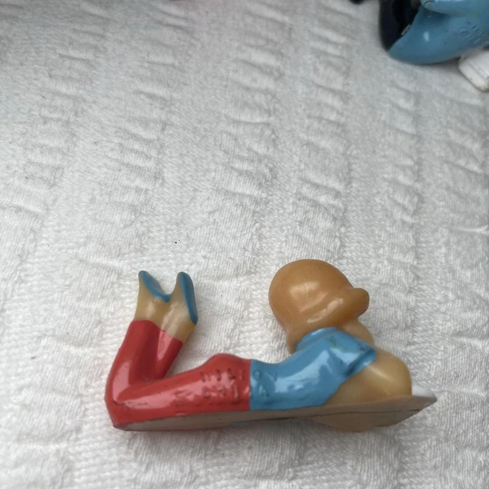 Set of 3 Vintage Wilton Cake Toppers - Girls on Phone Teen Birthday
